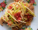 Foto langkah ke 7 dari resep Cumi krispy sambal mangga muda.