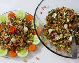 A picture of step 5 of Sprouted Moong salad.
