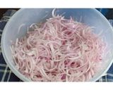 A picture of step 1 of Crispy Onion bhajiyas.