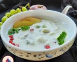 A picture of step 4 of Refreshing Fruit Raita (Fruit yogurt bowl).