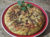 Tortilla de judías verdes y zanahoria