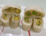 A picture of step 2 of Boiled suji moong dal rolls.