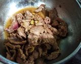 Hình bước làm 2 của món Su su xào thịt bò