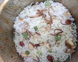 A picture of step 9 of Vegetable biryani.