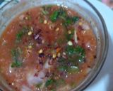 A picture of step 3 of Mexican tomato Salsa with Nachos.