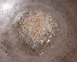 A picture of step 1 of Rava / Sooji Upma.