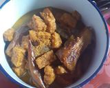 Foto langkah ke 4 dari resep Tempe Terong Bumbu Kunyit.