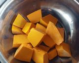 Foto langkah ke 1 dari resep Bolu Kukus Labu Kuning.