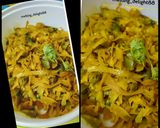A picture of step 1 of Cabbage Capsicum Fry.