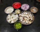 A picture of step 1 of Restaurant Style Panner Mushroom Masala.