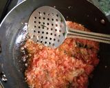 A picture of step 6 of Palak paneer.
