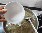 Hình bước làm 5 của món Chè đậu xanh nha đam
