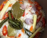 Foto langkah ke 3 dari resep Nasi Liwet Ricecooker.