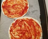 A picture of step 4 of Double Pizza with Tortillas and Cream Cheese Ready in 10 Minutes!.