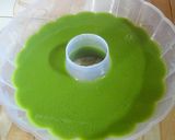 Foto langkah ke 7 dari resep Puding Lumut Pandan (Tidak amis ; matcha taste).
