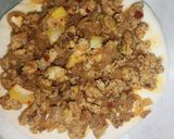 A picture of step 12 of Jali shape chicken bared.