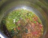 A picture of step 3 of Moong dal masala khichadi.