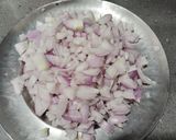 A picture of step 1 of Sindhi Gawar.