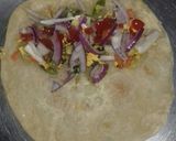 A picture of step 5 of Vegetables roll.