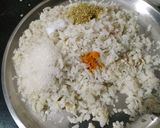 A picture of step 2 of Steamed tofu poha.