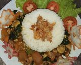 Foto langkah ke 5 dari resep Nasi gila pelangi.