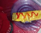 A picture of step 5 of Japanese Omurice.