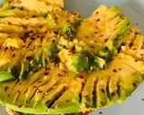 A picture of step 2 of Avocado + Zing.