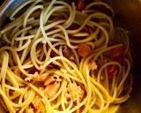 Foto del paso 8 de la receta: Mis fideos con salsa a la carbonara de salmón ahumado y gin