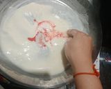A picture of step 2 of Orange nankatai.