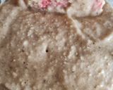 Foto del paso 1 de la receta: Tortitas de plátano, pera y avena, rellenas de kinder y castaña