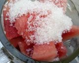 A picture of step 2 of Watermelon Slush.