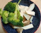 蒜香花椰菜杏鮑菇的食譜步驟1照片