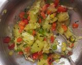 A picture of step 2 of Veg sandwich.