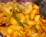 A picture of step 7 of Vegetable Masala Macroni.