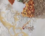 A picture of step 2 of Masaledar aloo puri.