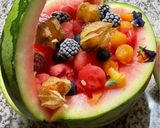 Une image de l'étape 5 de 🍉🍒Dessert fruité melon 🍈 pastèque 🍉.