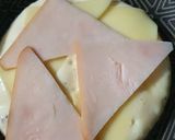 Foto del paso 3 de la receta: Pancakes tradicionales con jamón y queso