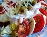 Foto del paso 4 de la receta: Hamburguesas de pavo con guarnición de tomate y mozzarella