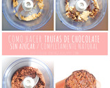 Foto del paso 1 de la receta: Trufas de chocolate sin azúcar, sin lactosa, veganas, naturales, fáciles de preparar y riquísimas!! En serio... SON RIQUÍSIMAS!!