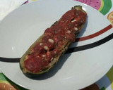 Foto del paso 5 de la receta: Calabacines rellenos de carne de pato