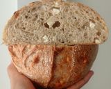 Foto langkah ke 17 dari resep Oregano Basil Cheddar Sourdough Bread (Oven Tangkring).