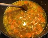Une image de l'étape 4 de Potage carottes poivrons courgettes au curry et citron confit.