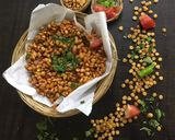 A picture of step 3 of Chana dal chaat.