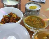 A picture of step 4 of Rice, dal, salad, mixed subzi carrot halwa.