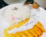 Hình bước làm 1 của món Xôi xoài