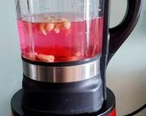Hình bước làm 2 của món Sữa YẾN MẠCH mix củ dền & hạt điều