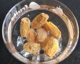 A picture of step 1 of Stuffed Dates.