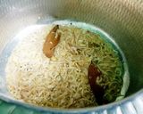 A picture of step 3 of Mumbai style mutton pulao.