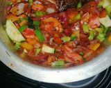 A picture of step 1 of Stewed sausage.