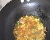 A picture of step 3 of Okra Kadhi.